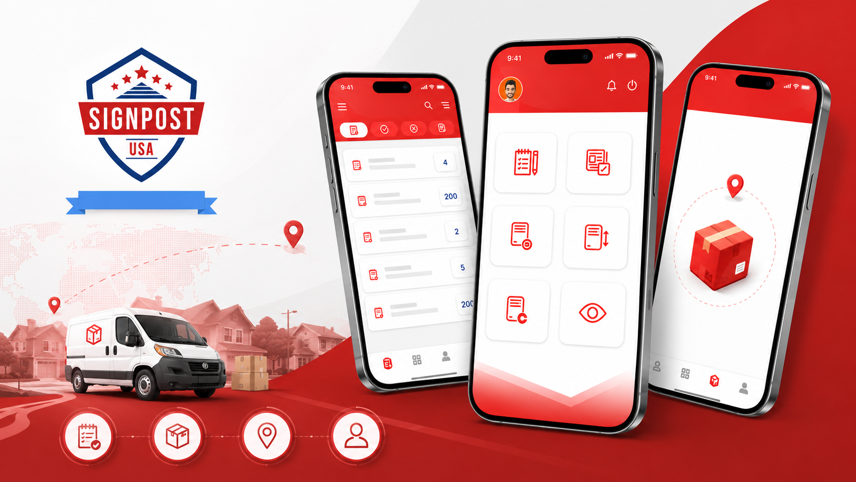 Signpost installer app visual